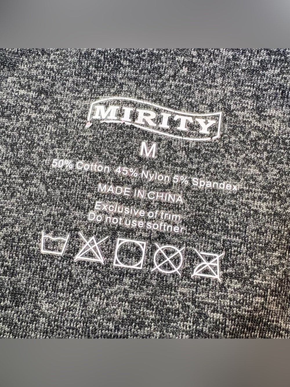 MIRITY Gray Athletic Leggings - Picture 4 of 5